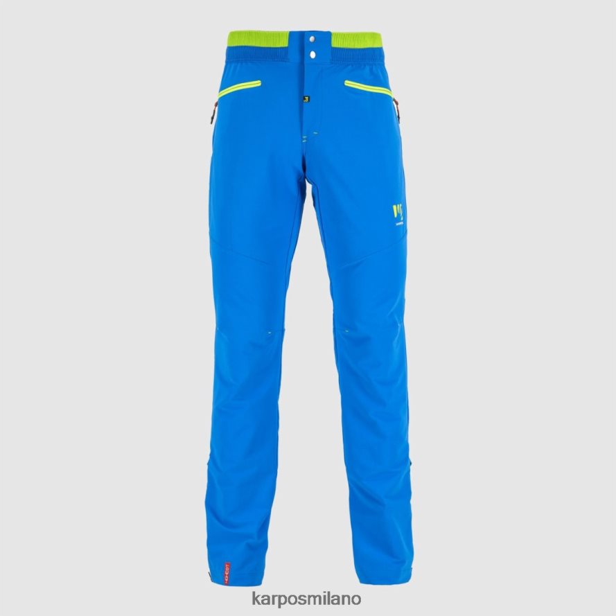 pantalone| Karpos Pantaloni da arrampicata su roccia k-performance indaco b/verde gelsomino uomini DTRTHD503