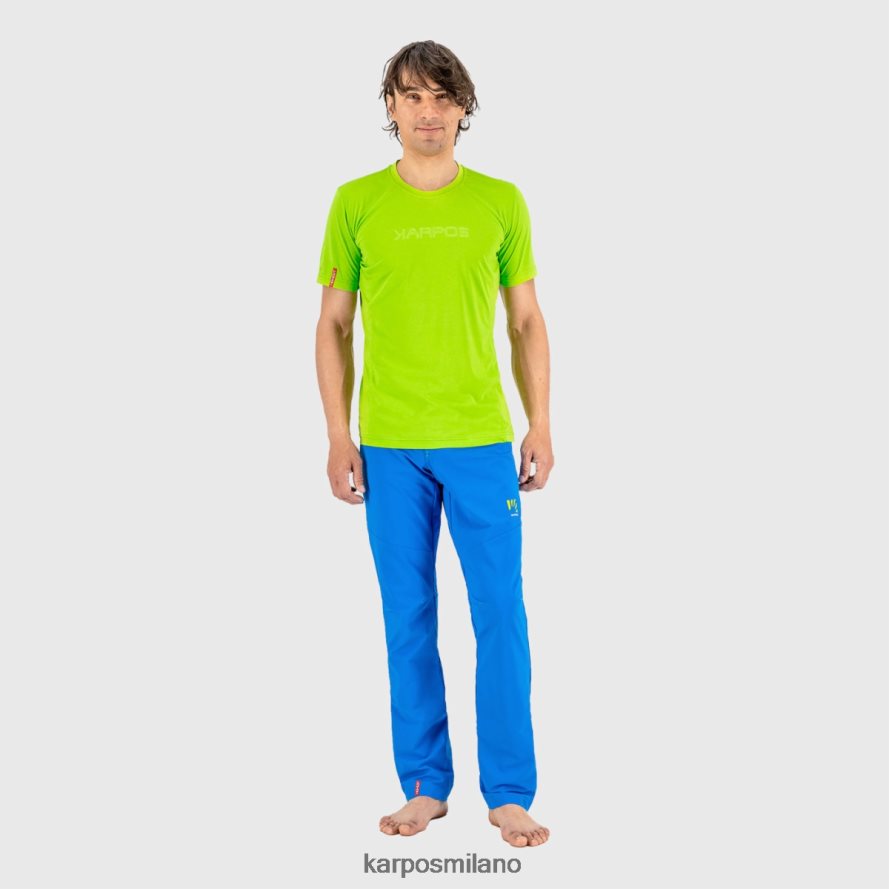 pantalone| Karpos Pantaloni da arrampicata su roccia k-performance indaco b/verde gelsomino uomini DTRTHD503