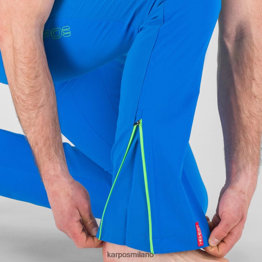 pantalone| Karpos Pantaloni da arrampicata su roccia k-performance indaco b/verde gelsomino uomini DTRTHD503