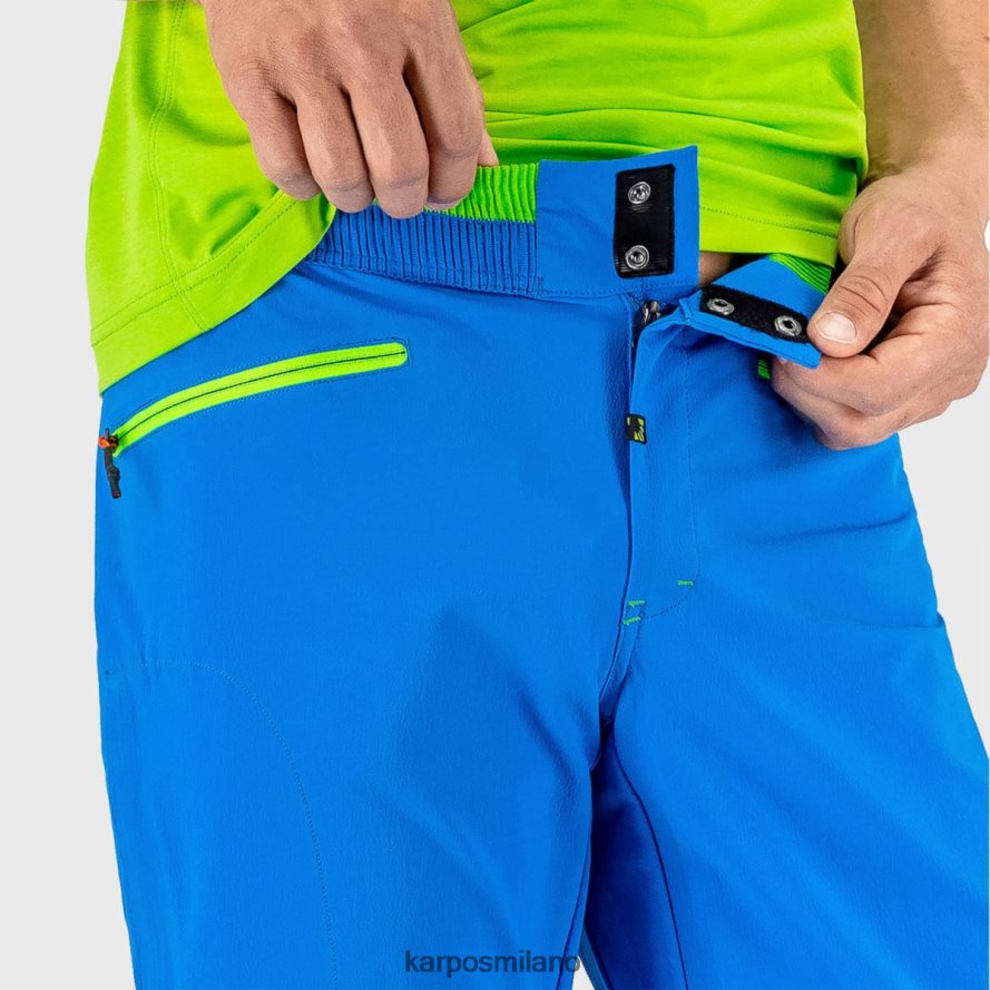 pantalone| Karpos Pantaloni da arrampicata su roccia k-performance indaco b/verde gelsomino uomini DTRTHD503