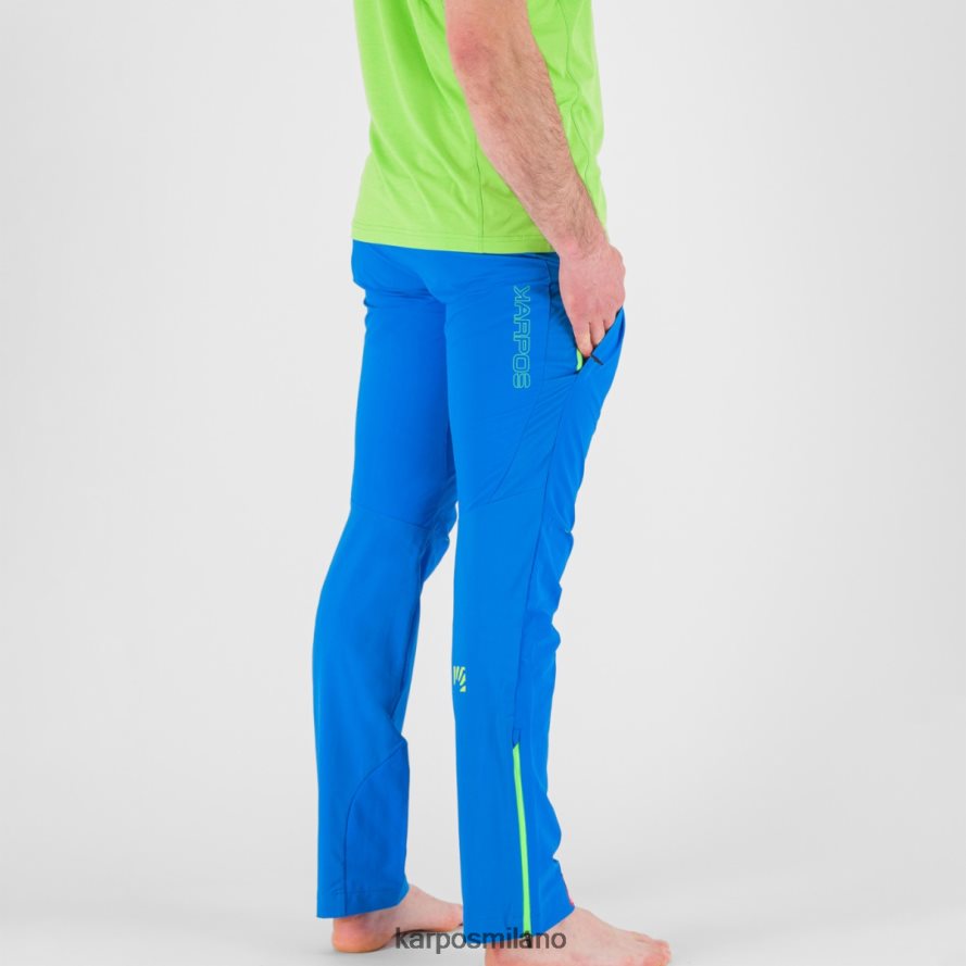 pantalone| Karpos Pantaloni da arrampicata su roccia k-performance indaco b/verde gelsomino uomini DTRTHD503