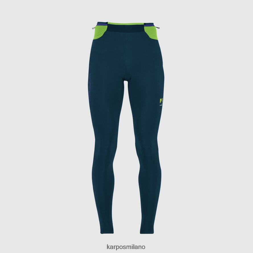 pantalone| Karpos lavaredo plus calzamaglia invernale mezzanotte/lampeggio verde uomini DTRTHD572