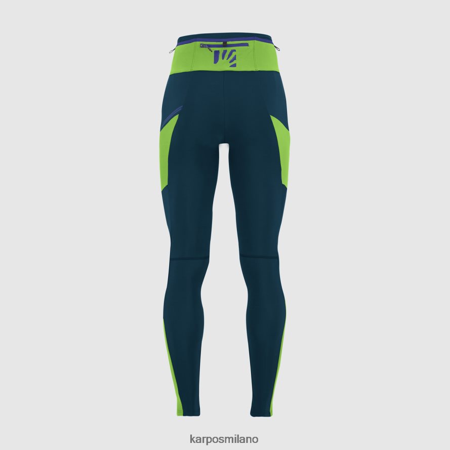 pantalone| Karpos lavaredo plus calzamaglia invernale mezzanotte/lampeggio verde uomini DTRTHD572
