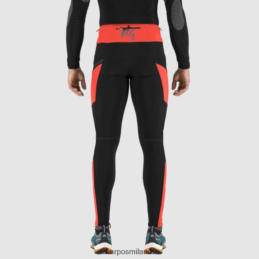 pantalone| Karpos lavaredo plus calzamaglia invernale nero/granatina uomini DTRTHD575