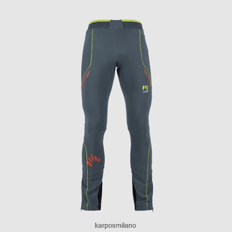 pantalone| Karpos pantalone alagna evo ardesia scuro/verde lime uomini DTRTHD535