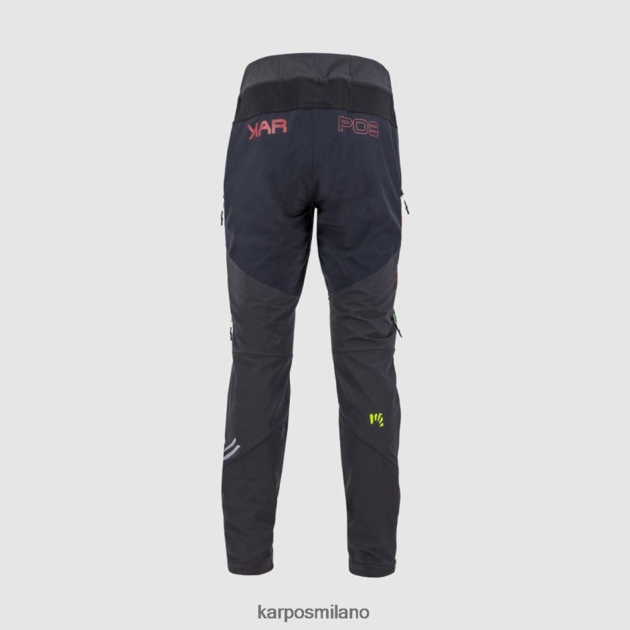 pantalone| Karpos pantalone invernale val viola nero/granatina uomini DTRTHD482