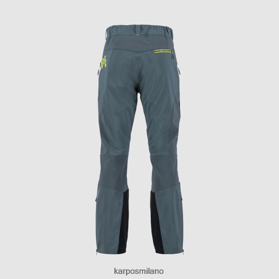 pantalone| Karpos pantalone marmolada ardesia scuro/verde lime uomini DTRTHD466