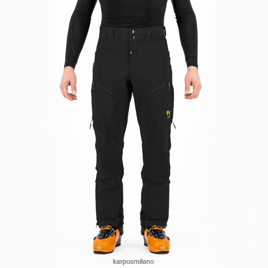 pantalone| Karpos pantalone marmolada nero grigio scuro uomini DTRTHD465