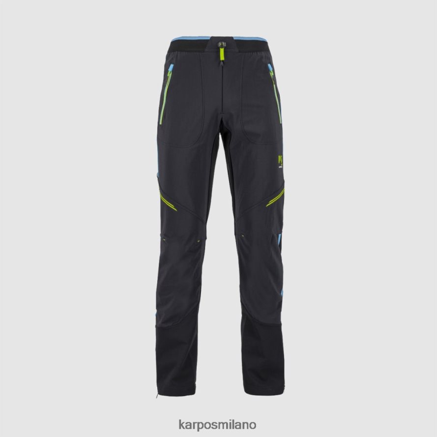 pantalone| Karpos pantaloni alagna plus evo gioiello nero/blu uomini DTRTHD473