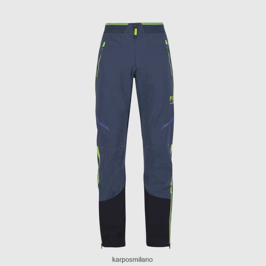 pantalone| Karpos pantaloni alagna plus evo mezzanotte/lampeggio verde uomini DTRTHD479