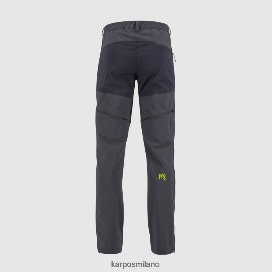 pantalone| Karpos pantaloni con zip santa croce nero/verde gelsomino uomini DTRTHD523