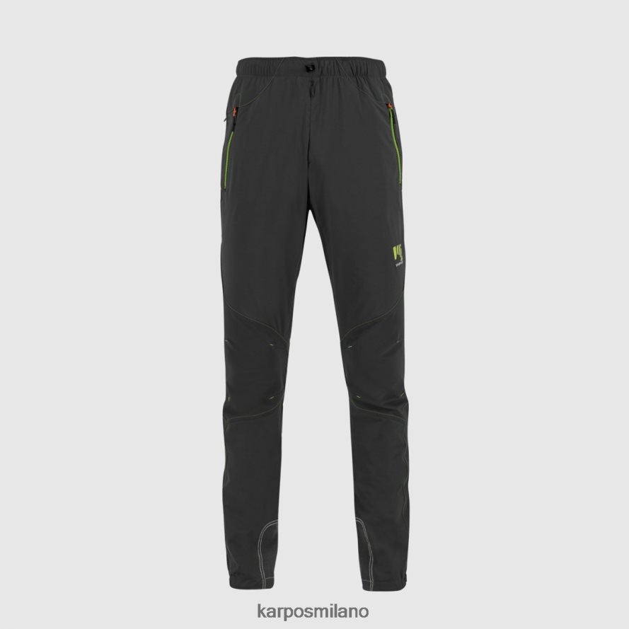 pantalone| Karpos pantaloni da roccia nero/verde gelsomino uomini DTRTHD547