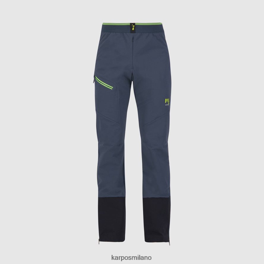 pantalone| Karpos pantaloni da sci Grand Mont mezzanotte/lampeggio verde uomini DTRTHD491