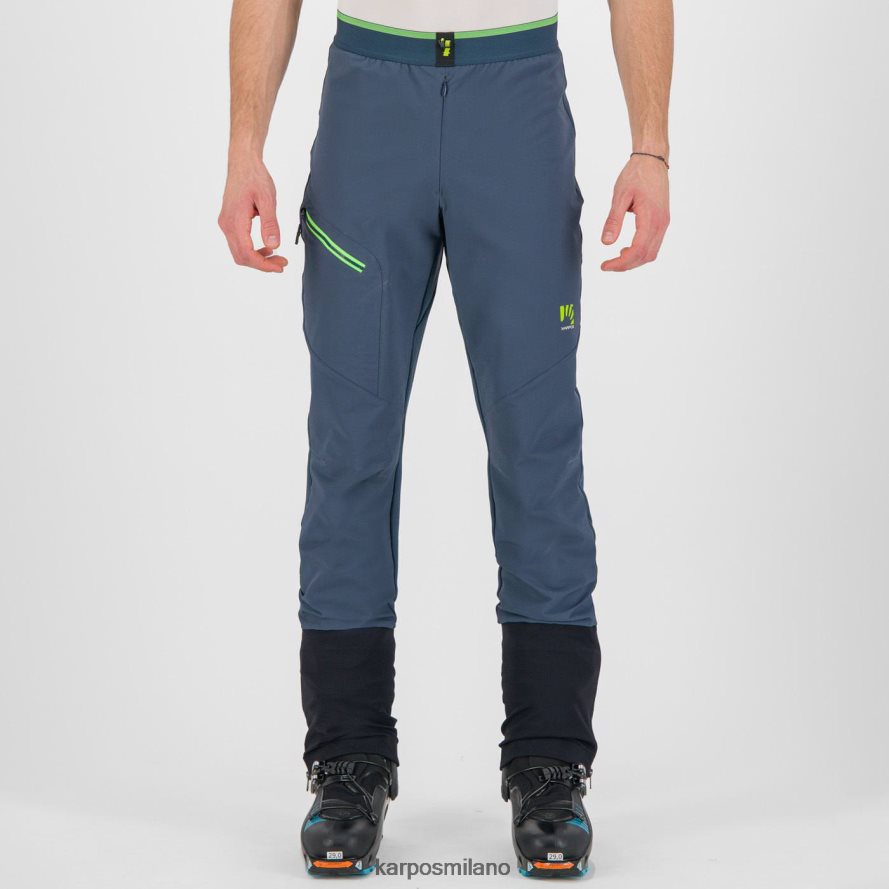 pantalone| Karpos pantaloni da sci Grand Mont mezzanotte/lampeggio verde uomini DTRTHD491