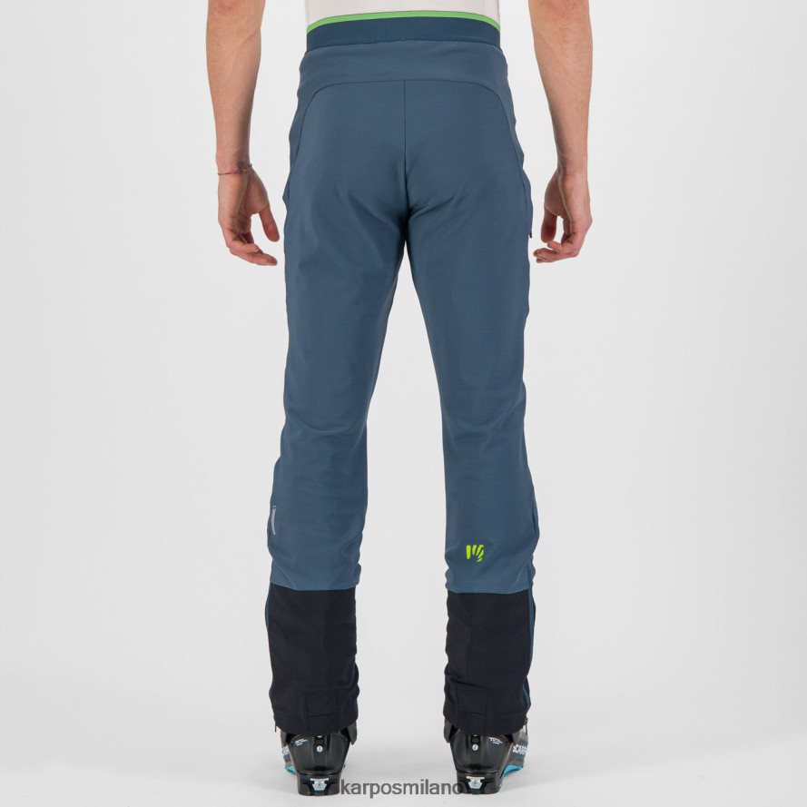 pantalone| Karpos pantaloni da sci Grand Mont mezzanotte/lampeggio verde uomini DTRTHD491