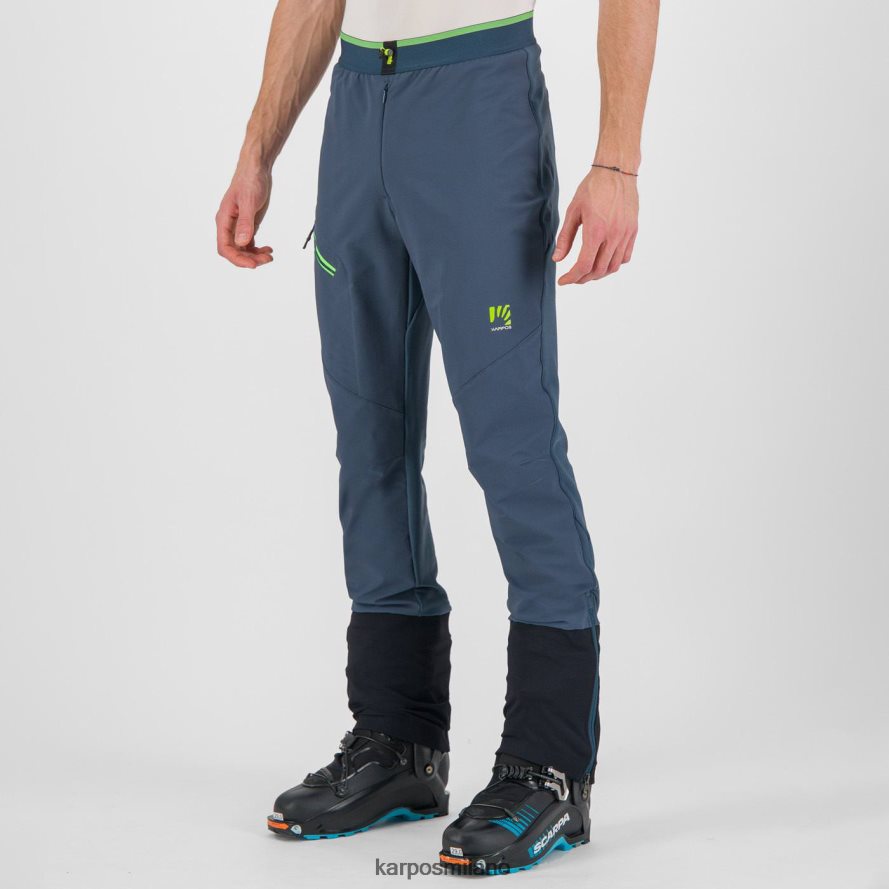 pantalone| Karpos pantaloni da sci Grand Mont mezzanotte/lampeggio verde uomini DTRTHD491
