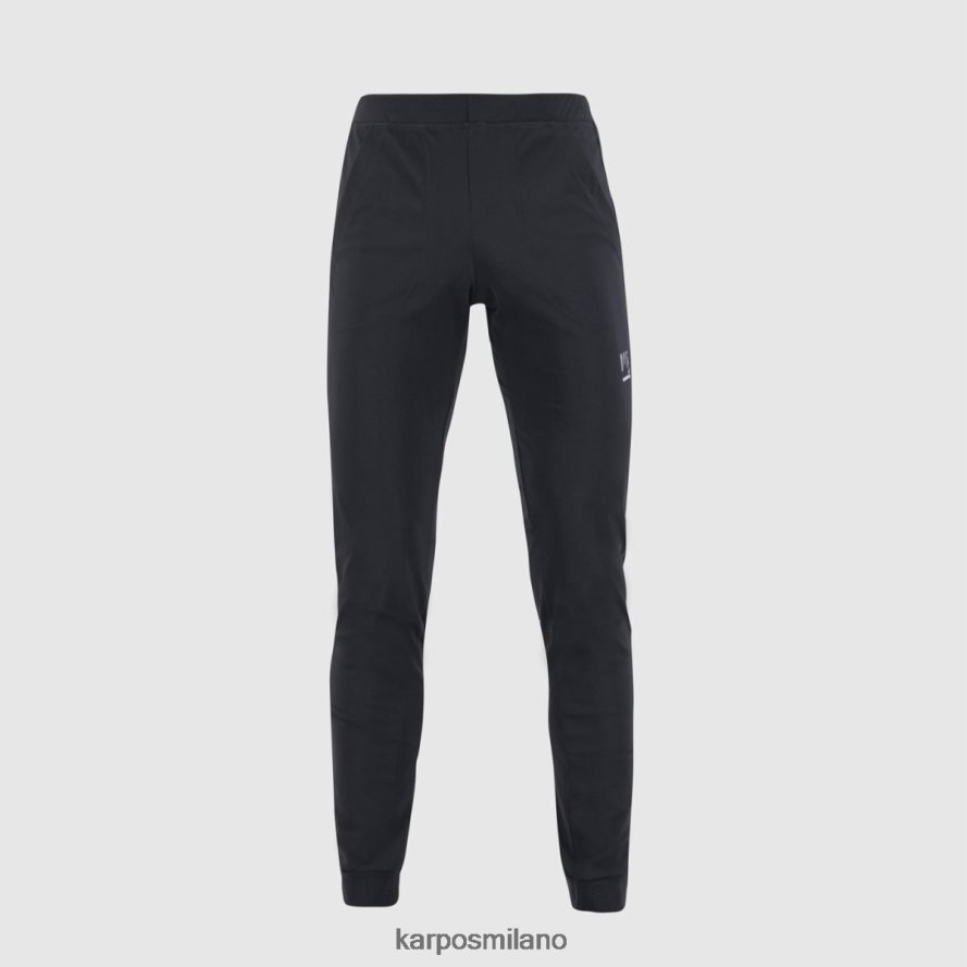 pantalone| Karpos pantaloni rilassati nero uomini DTRTHD608