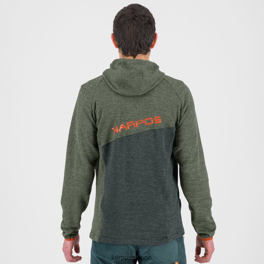 pile| Karpos Felpa camoscio timo/sabbia nera uomini DTRTHD233