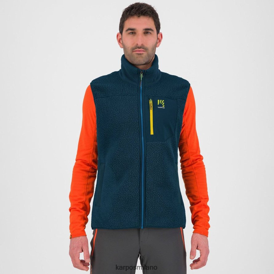 pile| Karpos Gilet in pile anni '80 mezzanotte uomini DTRTHD153