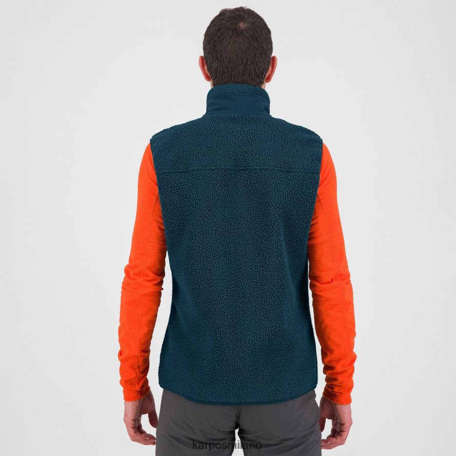 pile| Karpos Gilet in pile anni '80 mezzanotte uomini DTRTHD153