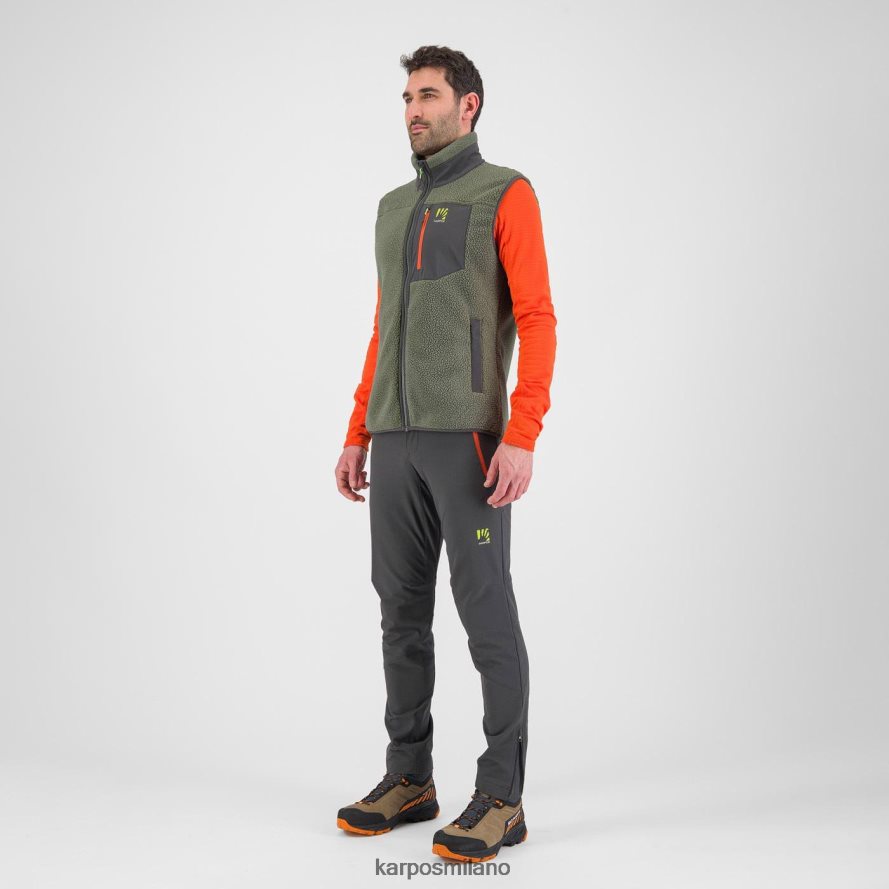 pile| Karpos Gilet in pile anni '80 timo/sabbia nera uomini DTRTHD151