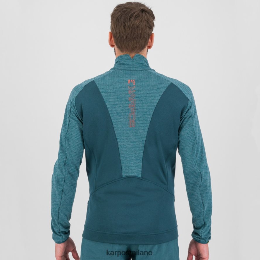 pile| Karpos Pile pizzocco evo full zip mare scuro/balsamo uomini DTRTHD211