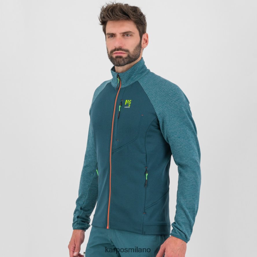 pile| Karpos Pile pizzocco evo full zip mare scuro/balsamo uomini DTRTHD211
