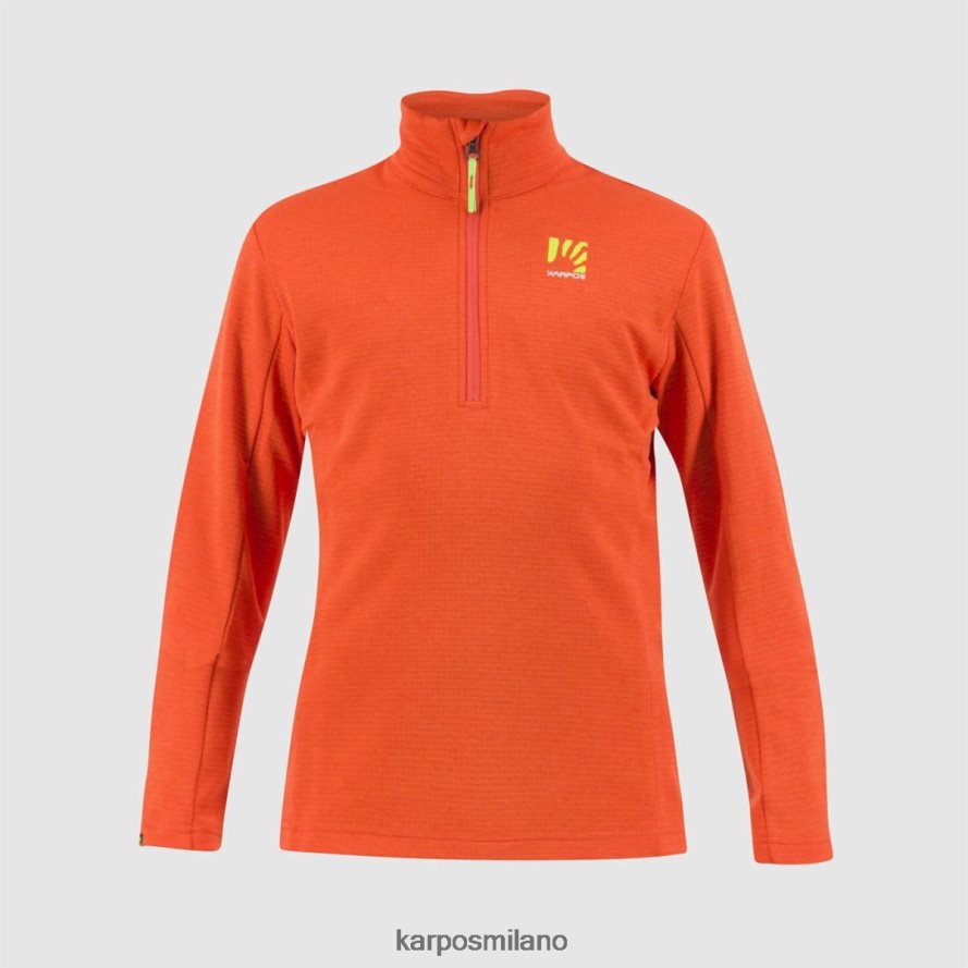 pile| Karpos Pile pizzocco kid mezza zip Granatina uomini DTRTHD272