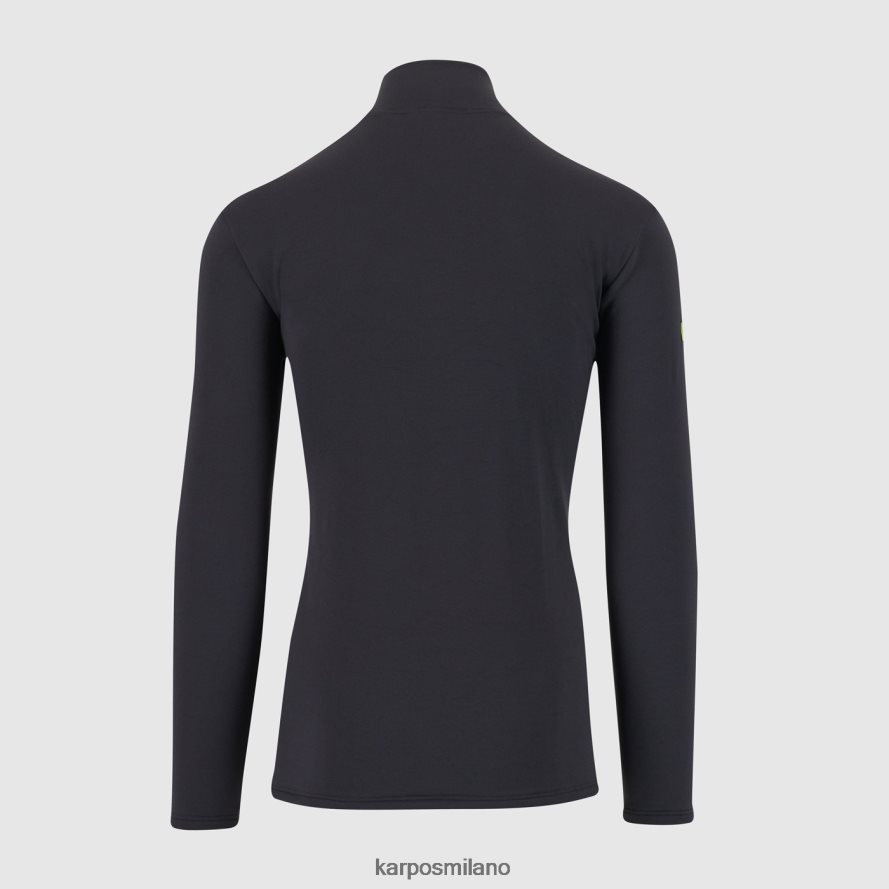 pile| Karpos mezza zip in pile ghiaccio nero uomini DTRTHD269