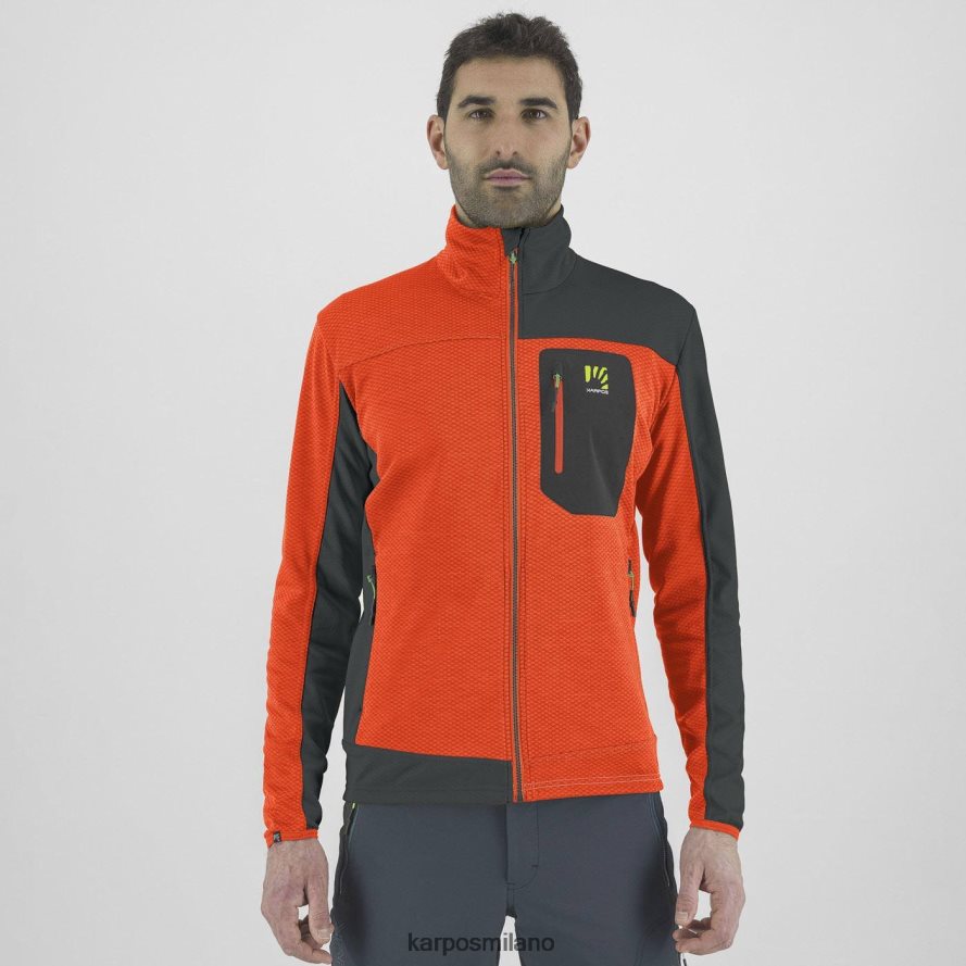 pile| Karpos pile cherz sabbia arancione/nera speziata uomini DTRTHD187