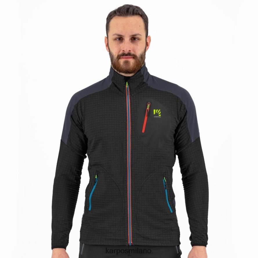 pile| Karpos puez in pile inchiostro nero/India uomini DTRTHD221