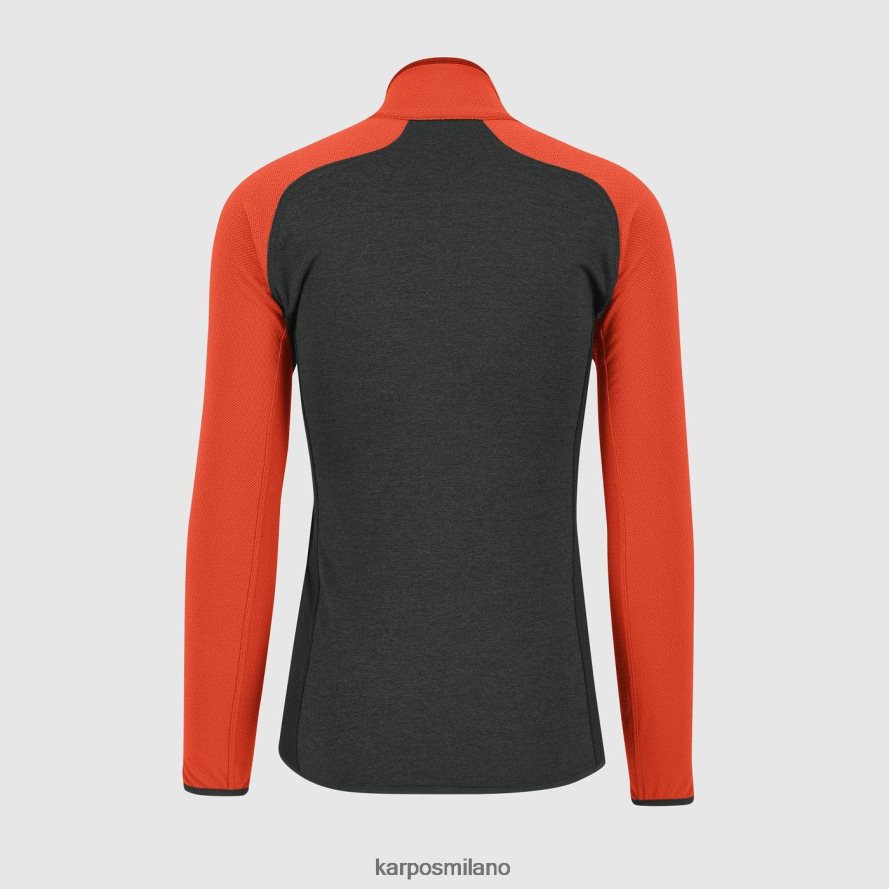 pile| Karpos vecchio vello sabbia nera/arancio speziato uomini DTRTHD218