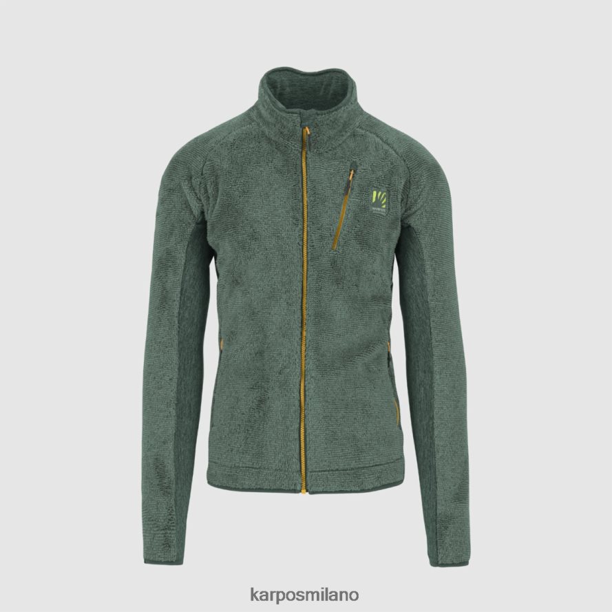 pile| Karpos vello del vertice pino fumè/verde giungla uomini DTRTHD192